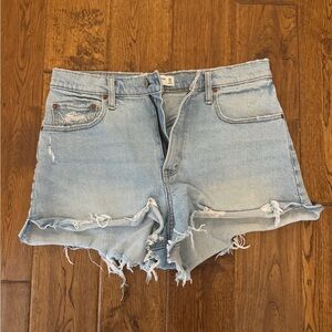 30/10 Abercrombie curve love cutoff jean shorts
